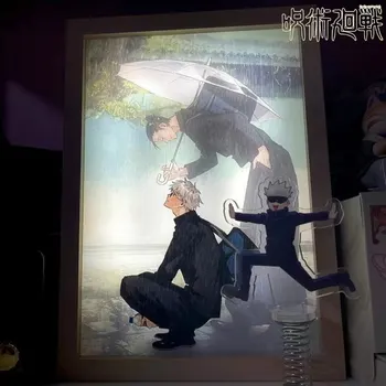 Jujutsu Kaisen Led Anime figūra Gojo nakties šviesos tapyba Dekoro nuotrauka Satoru Gojo kambario dekoravimas Vaiko gimtadienio Kalėdų dovana