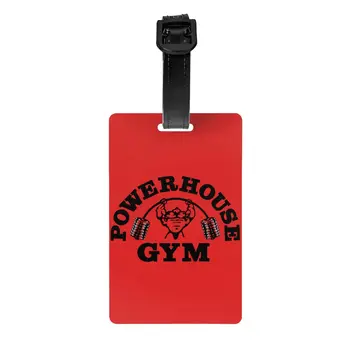 Powerhouse Gym bagažo žyma lagaminams Fitneso stiprinimas Raumenų privatumas Viršelio ID etiketė