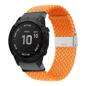 HAODEE For Forerunner 935 945 QuickFit Strap 22mm Elastic Nylon Braided WatchBands