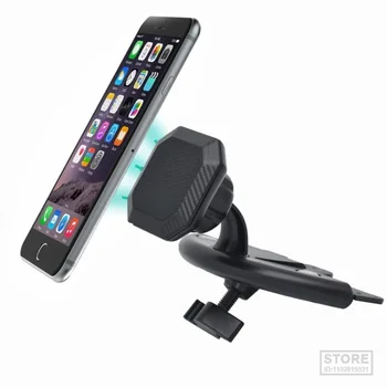 Magnetinis automobilio telefono laikiklis Universalus CD grotuvo lizdas iPhone iPad planšetinis kompiuteris GPS mobilusis mobilusis telefonas stovas