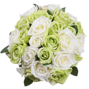 Geriausiai parduodamas gražus rožinis bijūnas Dirbtinio šilko gėlės Mažos baltos puokštės Namų vakarėlis Žiemos vestuvių dekoravimas Netikros gėlės