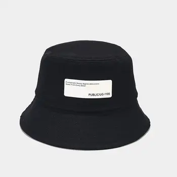 Pavasario medvilnės laiškų siuvinėjimo kaušas Kepurė Žvejo kepurė Lauko kelionių saulės kepurė vyrams ir moterims 128