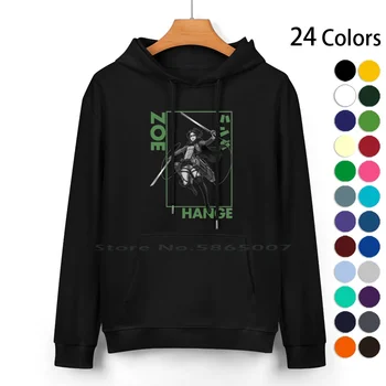 Hange Zoe-Attack On Titan-Typography 1 Pure Cotton Hoodie Sweater 24 Colors Attack On Titan Characters Shingeki No Kyojin Final
