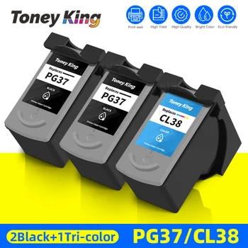 TONEY KING PG37 CL38 Rašalo kasetės keitimas Canon PG37 CL38 skirtas Pixma MP140 MP210 MP220 MP420 IP1800 IP2600 MX300 MX310