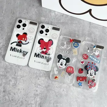 Minnie Mickey For OnePlus NORD 2 N20 CE 2 2T CE2lite ACE 2 10R Case riešo dirželio laikiklis