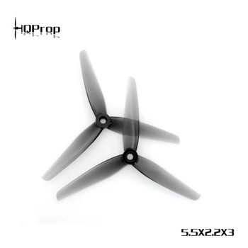 6Pairs(6CW+6CCW) HQPROP 5.5X2.2X3 5522 3-Blade 5.5inch PC Propeller for RC FPV Freestyle 5inch Long Range Drone DIY Parts