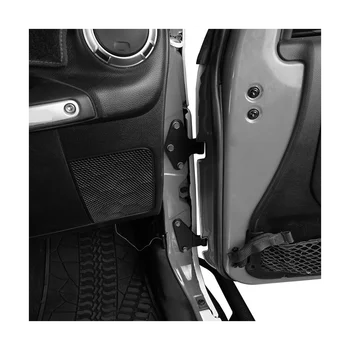 Automobilio kėbulo šono 4 durų vyriai Nerūdijančio plieno montavimo rinkinys Jeep Wrangler JK 2007-2018