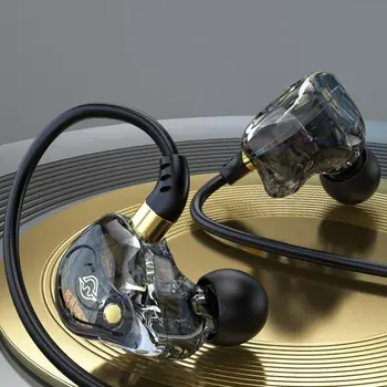 Į ausis įdedamos ausinės Ausinės telefonui su mikrofonu Laidinis ausies mikrofonas Stereo lenktynės Sportinės ausinės 3.5mm C tipo ausinės