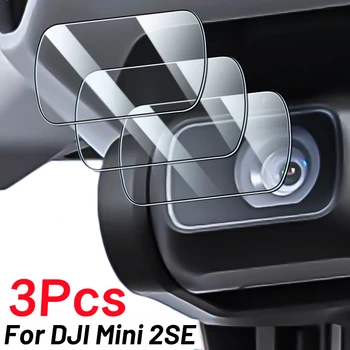 1/3Pcs Objektyvo ekrano apsauga, skirta DJI Mini 2 SE Drone HD grūdinto stiklo apsaugos nuo įbrėžimų kamerai Skaidrus objektyvas Fim, skirtas DJI Mini2 SE 2023