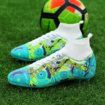 Aukščiausios kokybės futbolo batai Ergonomiškas dizainas Futbolo batai Patogūs prigludę Futsal sportbačiai Patvarus didmeninis perpardavimas Society Cleats