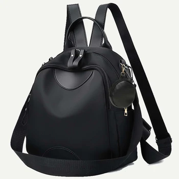 Women Fashion Oxford Cloth Backpack Classic Multi-functional Large Talpa Casual Travel Backpack Pirkinių krepšys
