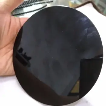 Meksikos obsidianas rūkantis veidrodinis akmens diskas Tezcatlipoca Meksika Actekų majai