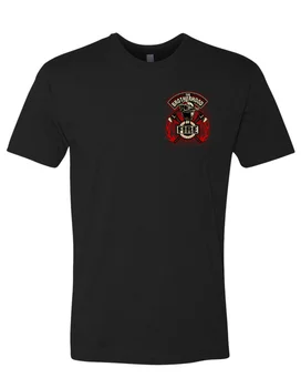 Ugniagesio ugniagesio brolijos marškinėliai *Minkštas mišinys* Premium 1800