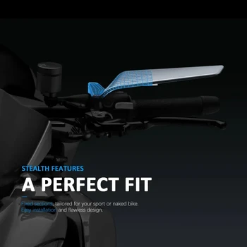 Universalus CNC aliuminio 360° reguliuojamas galinio vaizdo veidrodis, skirtas Honda CB650R CB 650 motociklų galinio vaizdo veidrodžiai 2021 2022 2023