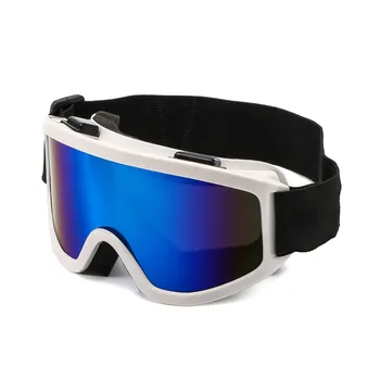 Dvigubo sluoksnio kalnų slidinėjimo akiniai nuo rūko UV 400 Poetction Dulkėms atsparūs akiniai vyrams ir moterims lauke