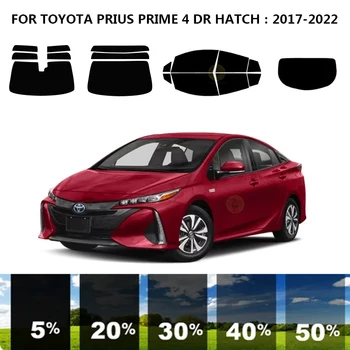 Iš anksto supjaustytas nanokeramikos automobilis UV langų atspalvio rinkinys Automobilinė langų plėvelė TOYOTA PRIUS PRIME 4 DR HATCH 2017-2022