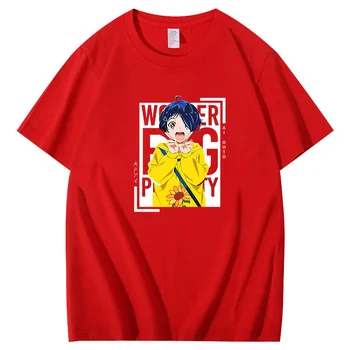 Japonų anime Wonder Egg Priority marškinėliai trumpomis rankovėmis Lovely Ohto Ai Grafiniai marškinėliai Medvilniniai trišakiai Tops Vasariniai vyriški drabužiai