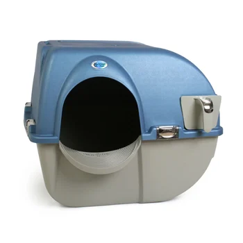 Paw Premium Roll 'n Clean Self Clean Cat Litter Box cat house , Didelis