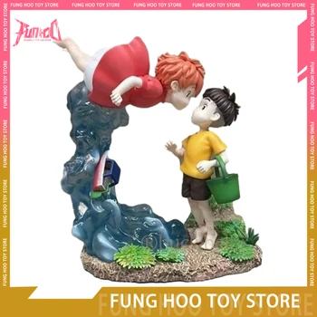 Ponyo On The Cliff Action Figurine Ponyo Sousky Seagal Figūrėlė PVC Gk statula Anime figūrėlė 15cm modelis Lėlių kolekcija Žaislų vaiko dovana