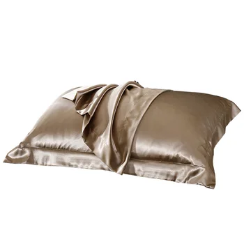 Natūralus šilkmedžio šilko pagalvės dėklas Tikras šilkas apsaugo plaukus Odos pagalvės užvalkalas Bet kokio dydžio pritaikytas patalynės paklotų užvalkalas