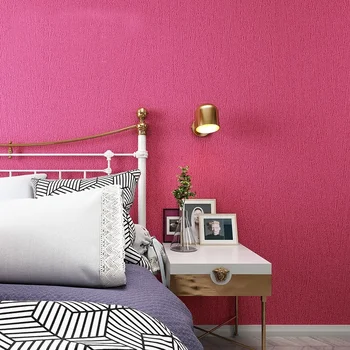 Lipnūs tapetai, svetainė miegamojo fono siena modernus minimalistinis vienspalvis tapetų sienų dekoras