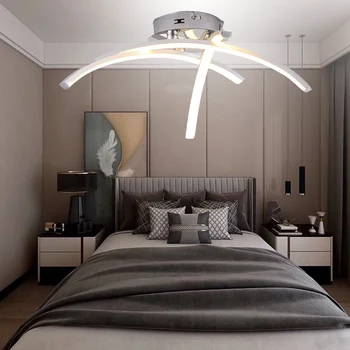 Virtuvės LED lubų šviestuvas Creative Forked formos lubų šviestuvas miegamojo svetainės apdailai Apšvietimas Lamparas