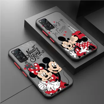 Disney Londan Minnie Mickey minkštas dėklas, skirtas Xiaomi Redmi Note 11T 10S 11S 12S 9S 10 Pro 8T 12 13 Pro 11 Pro 9 8 7 TPU dangtelis
