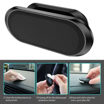Magnetinis automobilinis telefono laikiklis 360 besisukantis prietaisų skydelio magnetas Mobiliojo telefono stovas iPhone Max Xiaomi magnetas GPS automobilinis mobiliojo telefono laikiklis