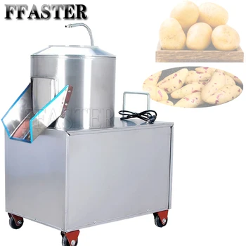 Komercinis šveitiklis Odos valiklis Bulvių plovimo valymo šveitimo mašina Elektrinė bulvių lupimo mašina Bulvių plovimo mašina