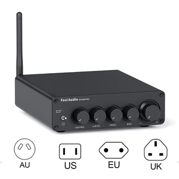 BT30DPro TPA3255 HiFi Bluetooth5.0 stereo audios imtuvo stiprintuvas 2.1 kanalas