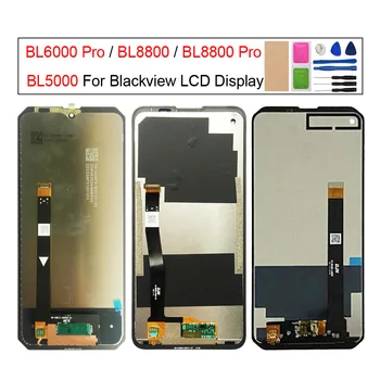 LCD ekranas ir jutiklinio ekrano skaitmeninimo priemonės surinkimas Blackview BL6000 Pro,BL5000,BL8800 Pro, telefono ekrano keitimas