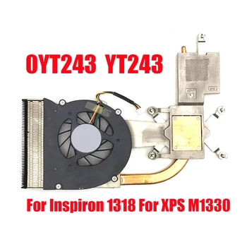 Laptop Heastsink&Fan For DELL For Inspiron 1318 For XPS M1330 DFS481305MC0T F6M3 0YT243 YT243 Nauja