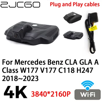 ZJCGO 4K 2160P automobilio DVR prietaisų skydelio vaizdo įrašymo įrenginio kištukas ir atkūrimas Mercedes Benz CLA GLA A klasė W177 V177 C118 H247 2018 ~ 2023