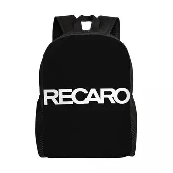 Custom Recaros logotipo kuprinė Moterys Vyrai Pagrindinis knygų krepšys kolegijos mokykliniams krepšiams