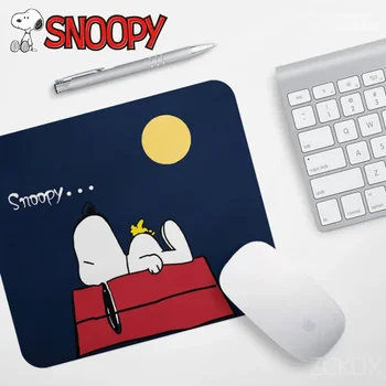 Snoopy Charlie Brown Small Gaming Mouse Pad Fashion Animation Non-slip Desktop Mouse Mat Mini klaviatūros kilimėlis PC nešiojamojo kompiuterio priedai