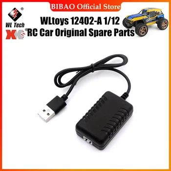 WLtoys 12402-A RC automobilių originalios atsarginės dalys USB-1-1374 originalios įkroviklio dalys