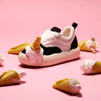 Nauji ledų batai Stori pado drobiniai batai Ledai Lėlių lentiniai batai